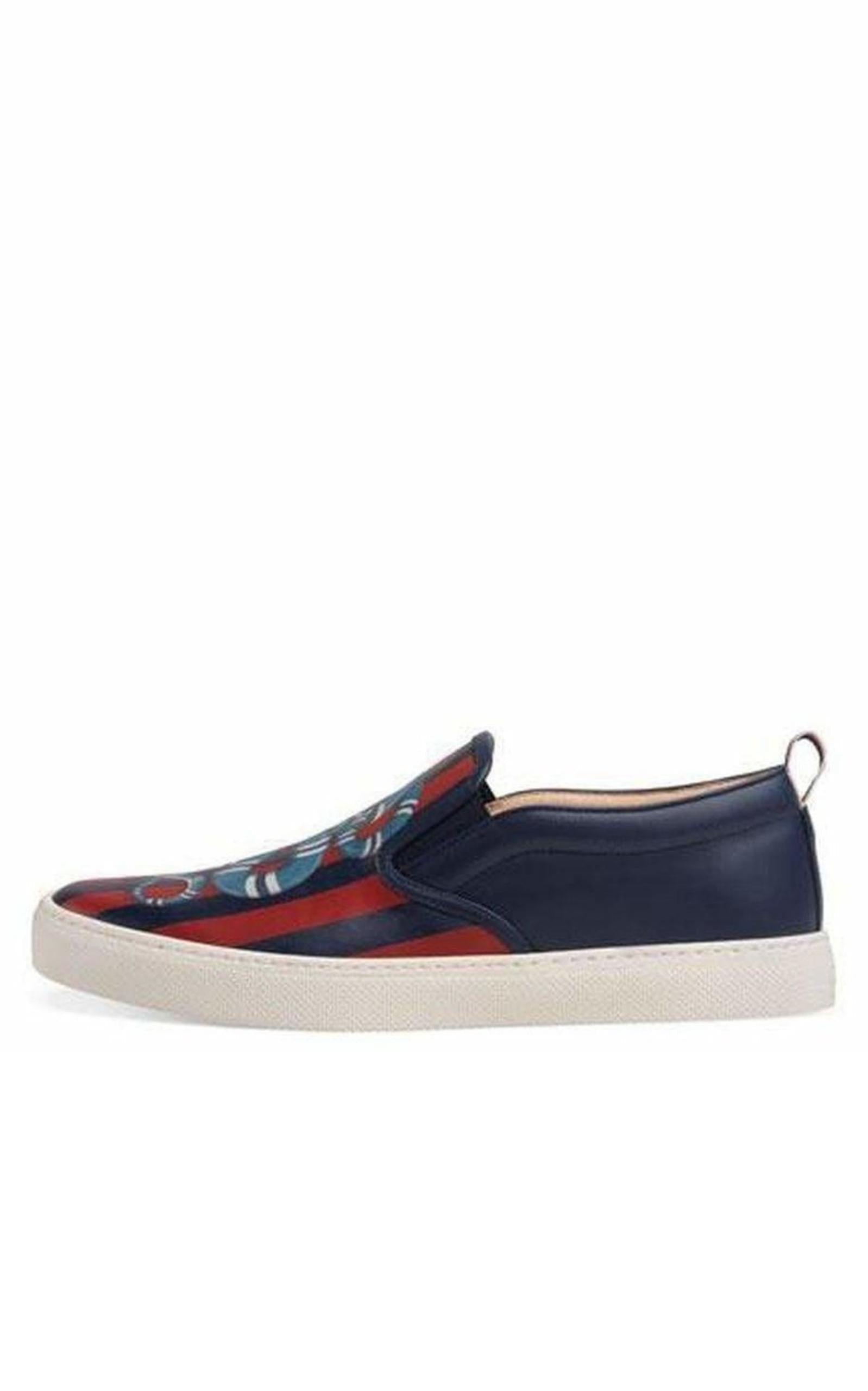 Dublin Print Slip-On Sneaker Gucci