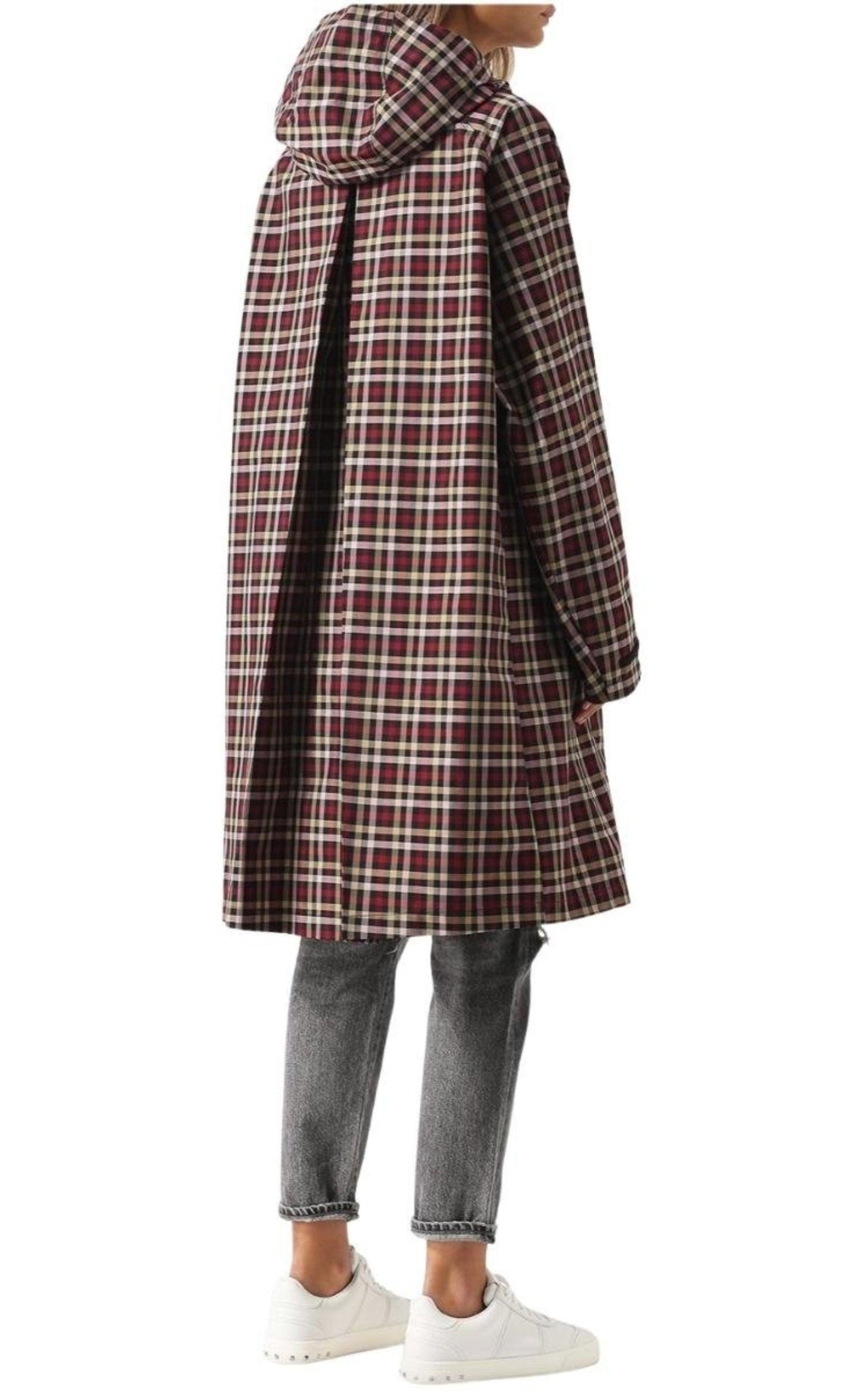 Embellished Plaid Coat Gucci