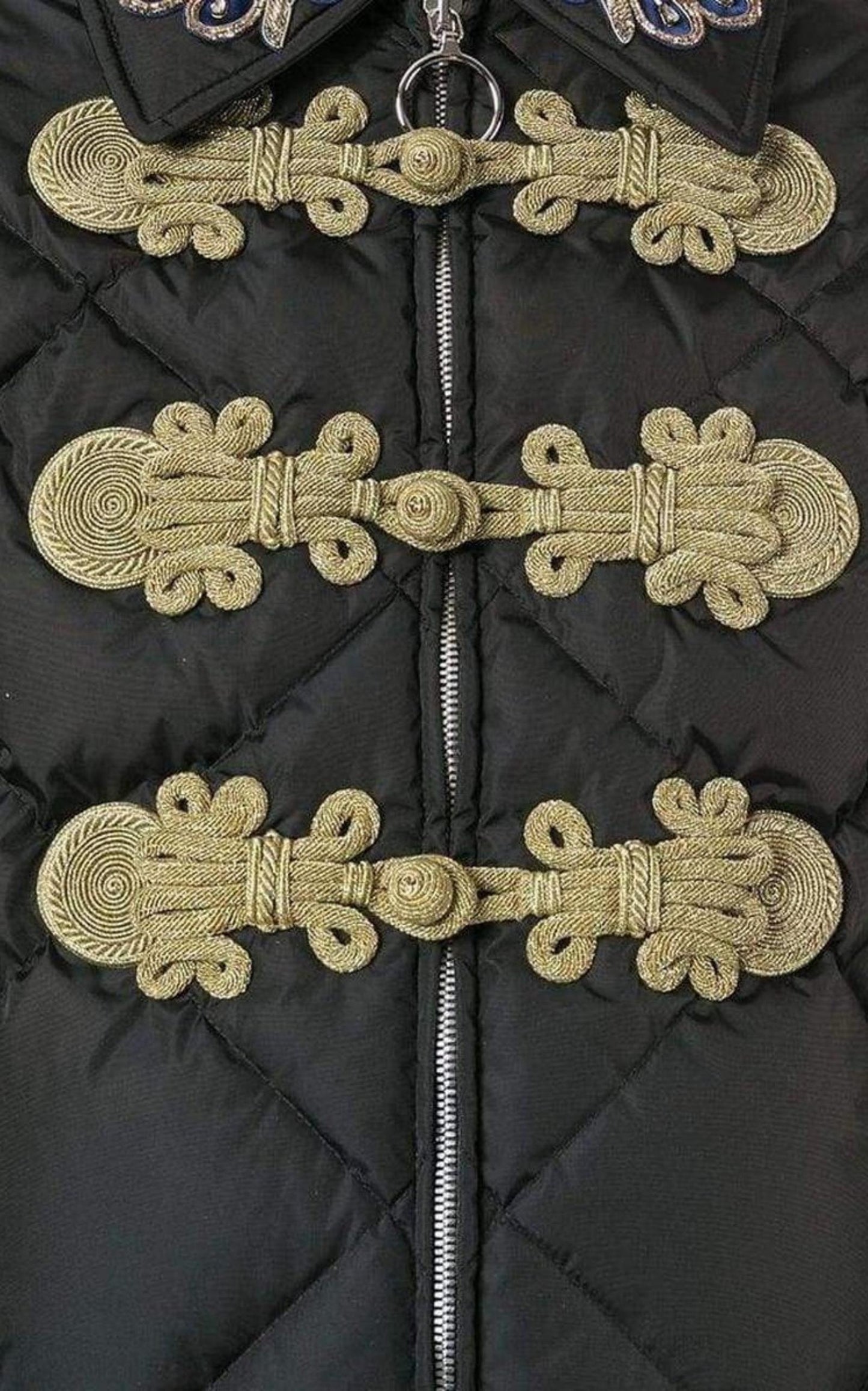 Embroidered Quilted Bomber Jacket Gucci