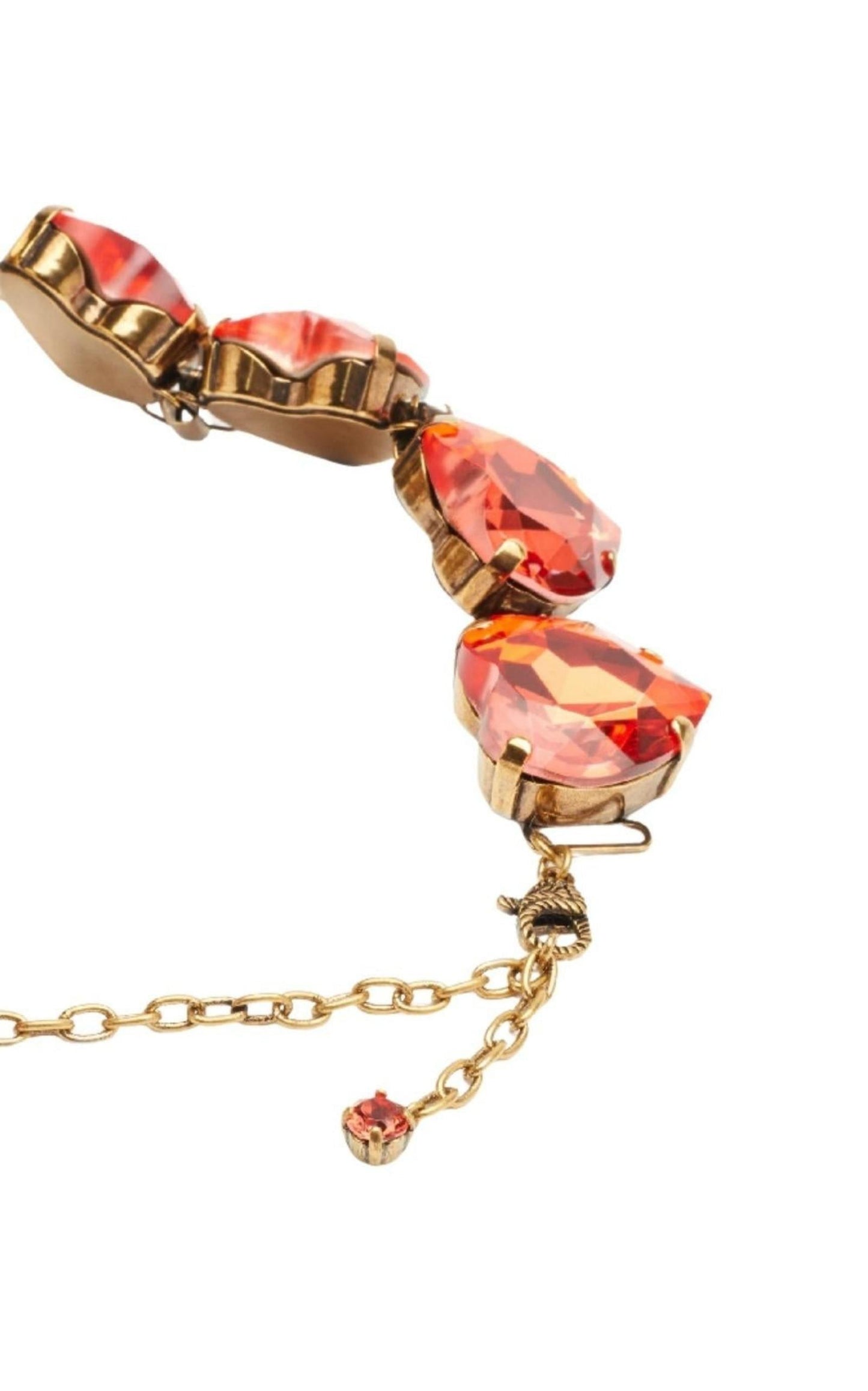 GG And Heart Crystal-Embellished Choker Gucci