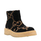 GG Wool-effect Ankle Boots Gucci