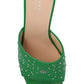 Gucci Green Embellishment Mules - Runway Catalog