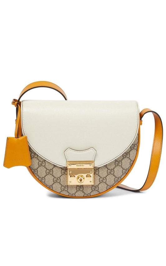 Natural Padlock GG Small Leather Shoulder Bag Gucci