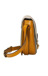 Natural Padlock GG Small Leather Shoulder Bag Gucci