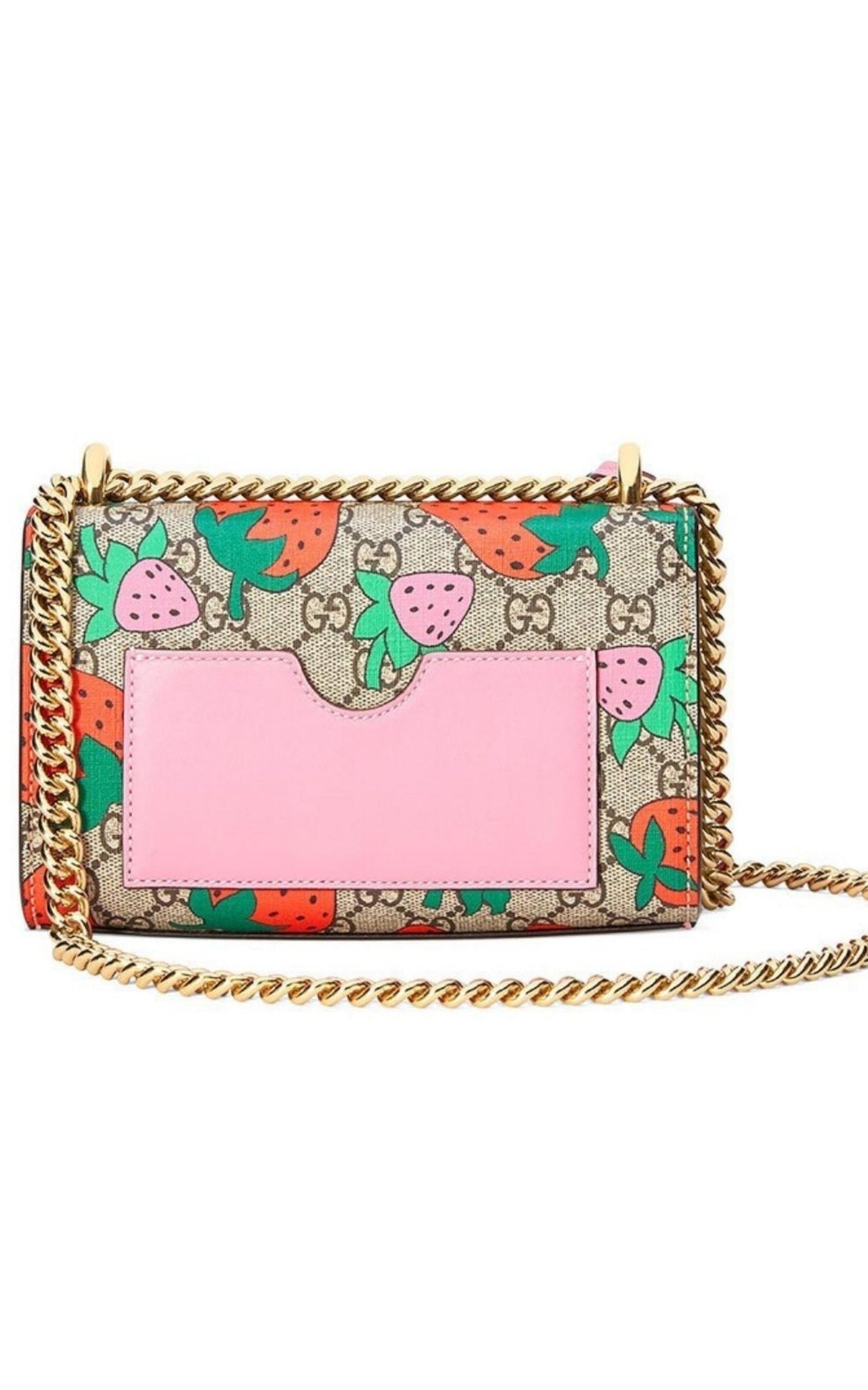 Padlock Gg Strawberry Small Shoulder Bag Gucci