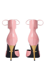 Gucci Priscilla Glossed-Leather Pumps in Pink - Runway Catalog