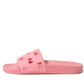 Rose GG Slide Sandal Gucci