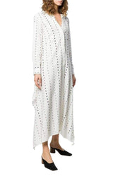 La Djellaba Dot Maxi Dress Jacquemus