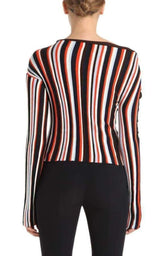 La Maille Striped Wool Knit Top Jacquemus