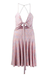 Pink Monaco Wrap Dress Jacquemus