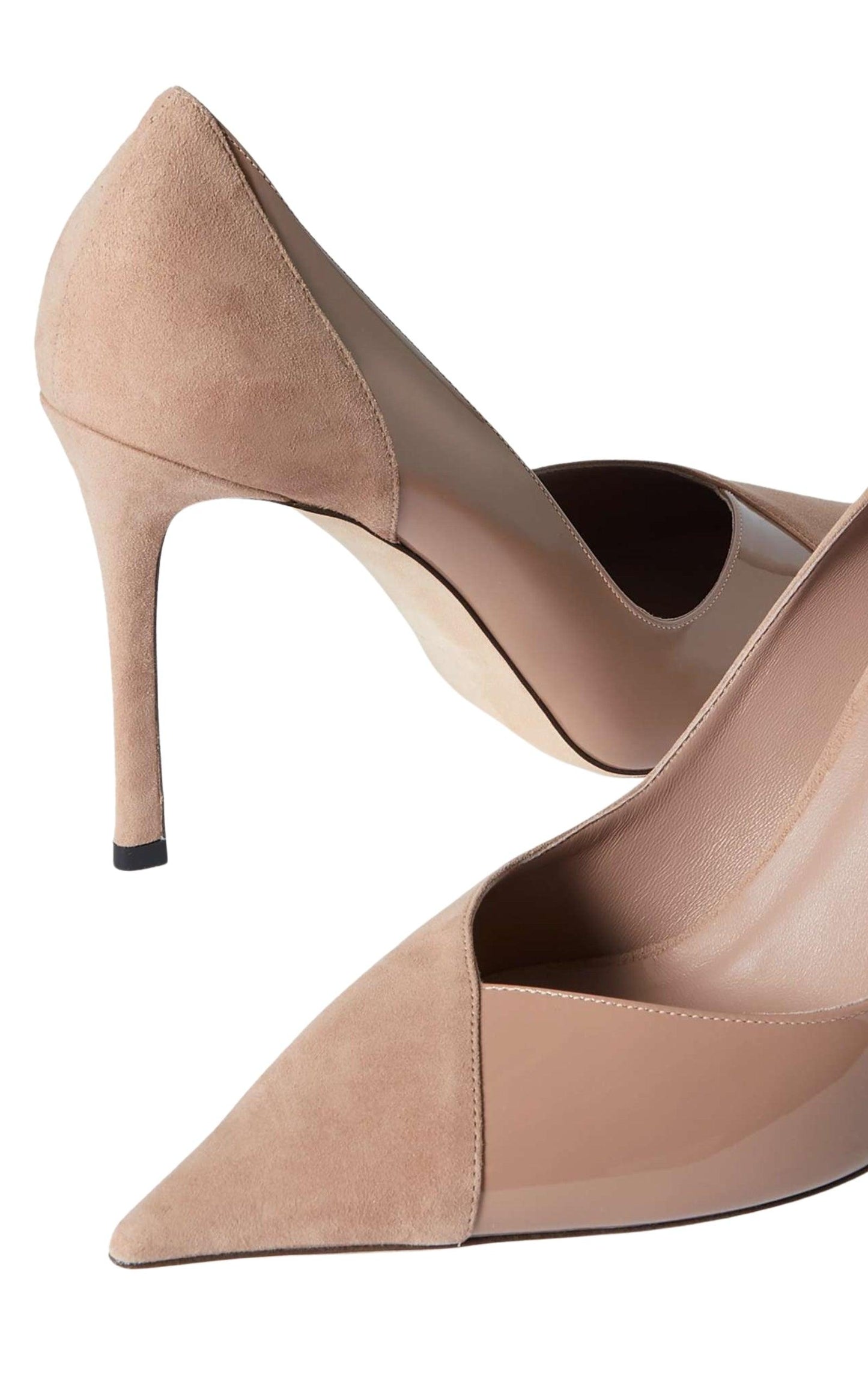 Cass 95 Suede and Patent Leather Pumps Jimmy Choo