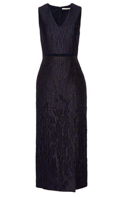 Midnight Blue Caviar Slit Dress Jonathan Simkhai