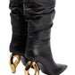 Chain Leather Heeled Boots JW Anderson