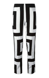 Kenzo Geometric Print Trousers Pants Kenzo