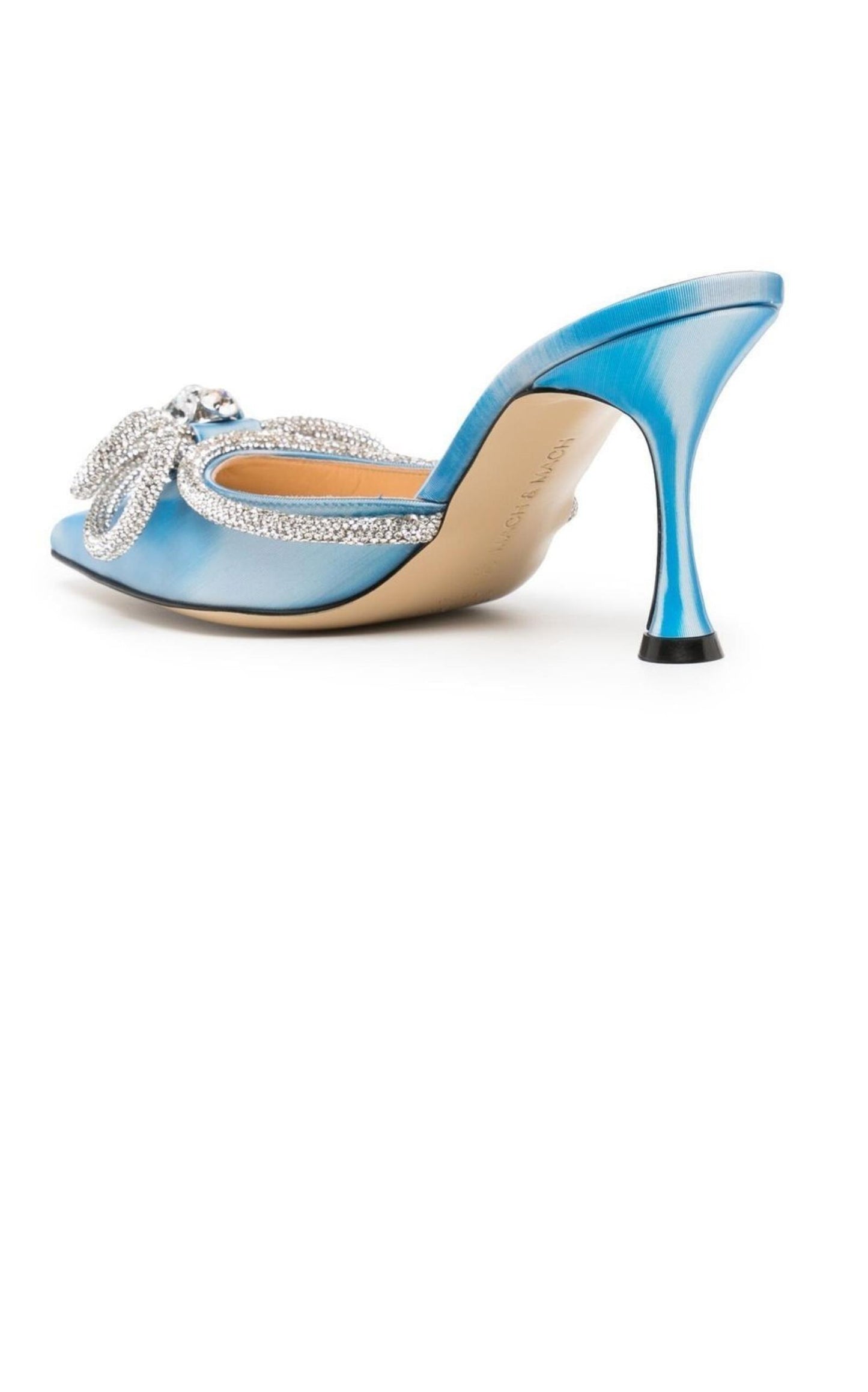 Blue Double Bow Mules MACH & MACH