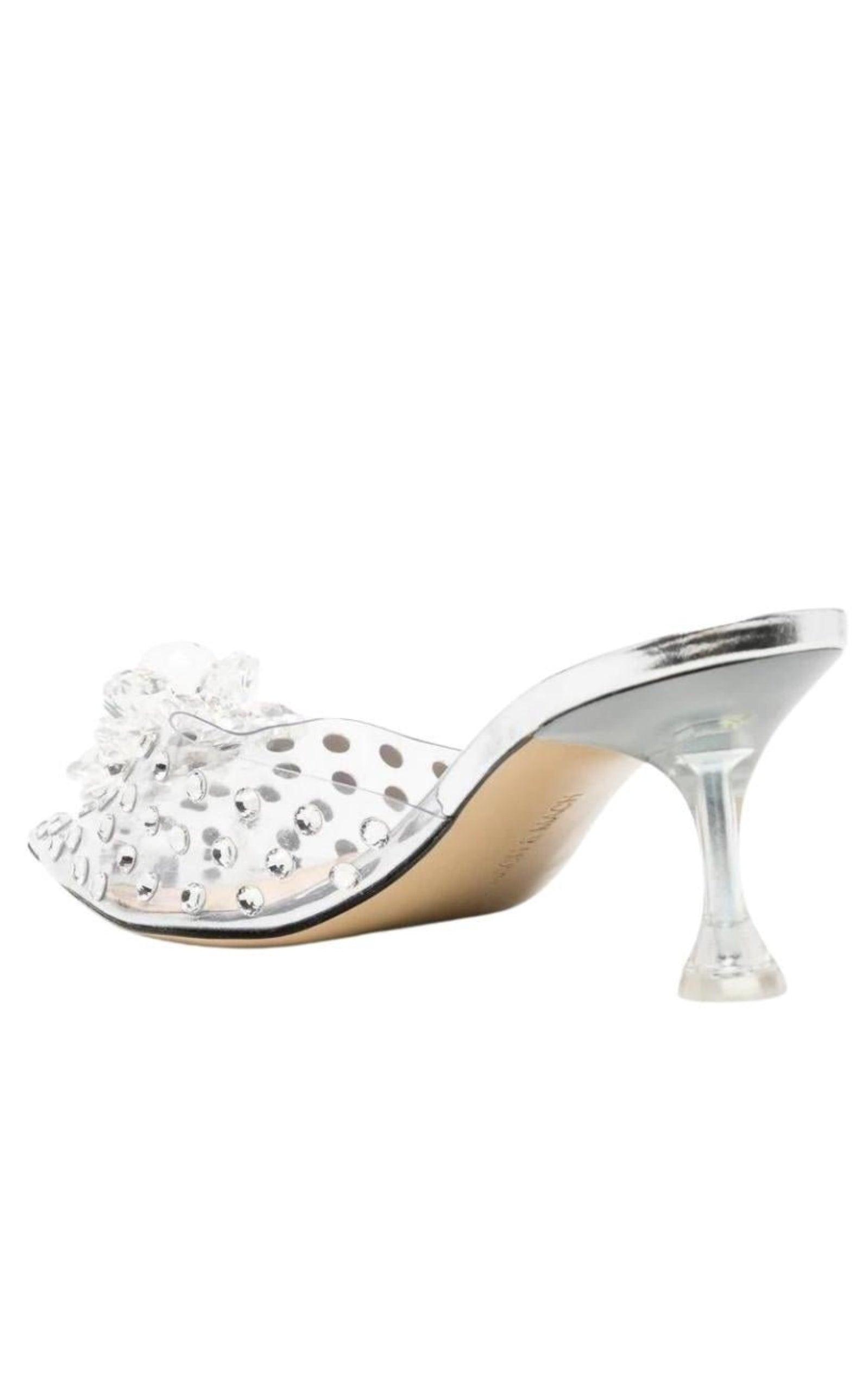 Little Crystal Glass Mules MACH & MACH