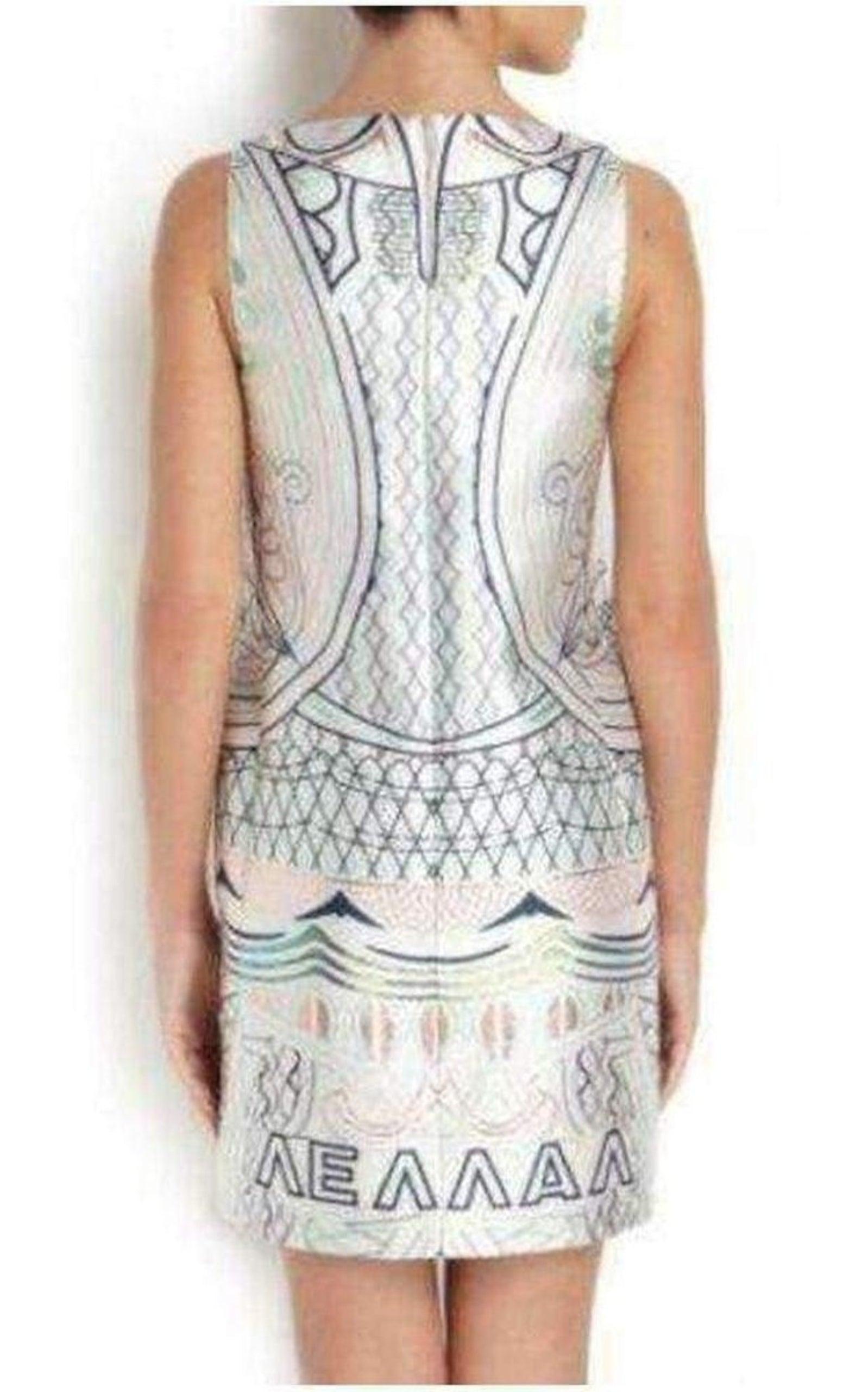 Lella Printed Jacquard Dress Mary Katrantzou