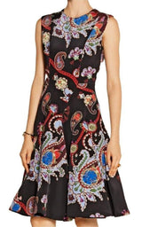 Masson Printed Silk-Satin Dress Mary Katrantzou