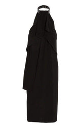 Ruffled Halterneck Crepe Dress McQ - Alexander McQueen