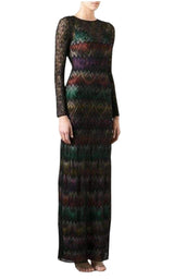 Zig Zag Crochet Sheer Dress Missoni