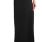 Eyelet Detail Stretch Crepe Maxi Skirt Mugler