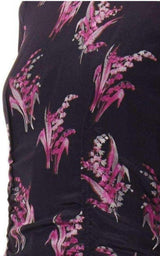 Floral Print Silk Dress Nina Ricci