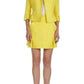 Yellow Tweed Mini Skirt Nina Ricci