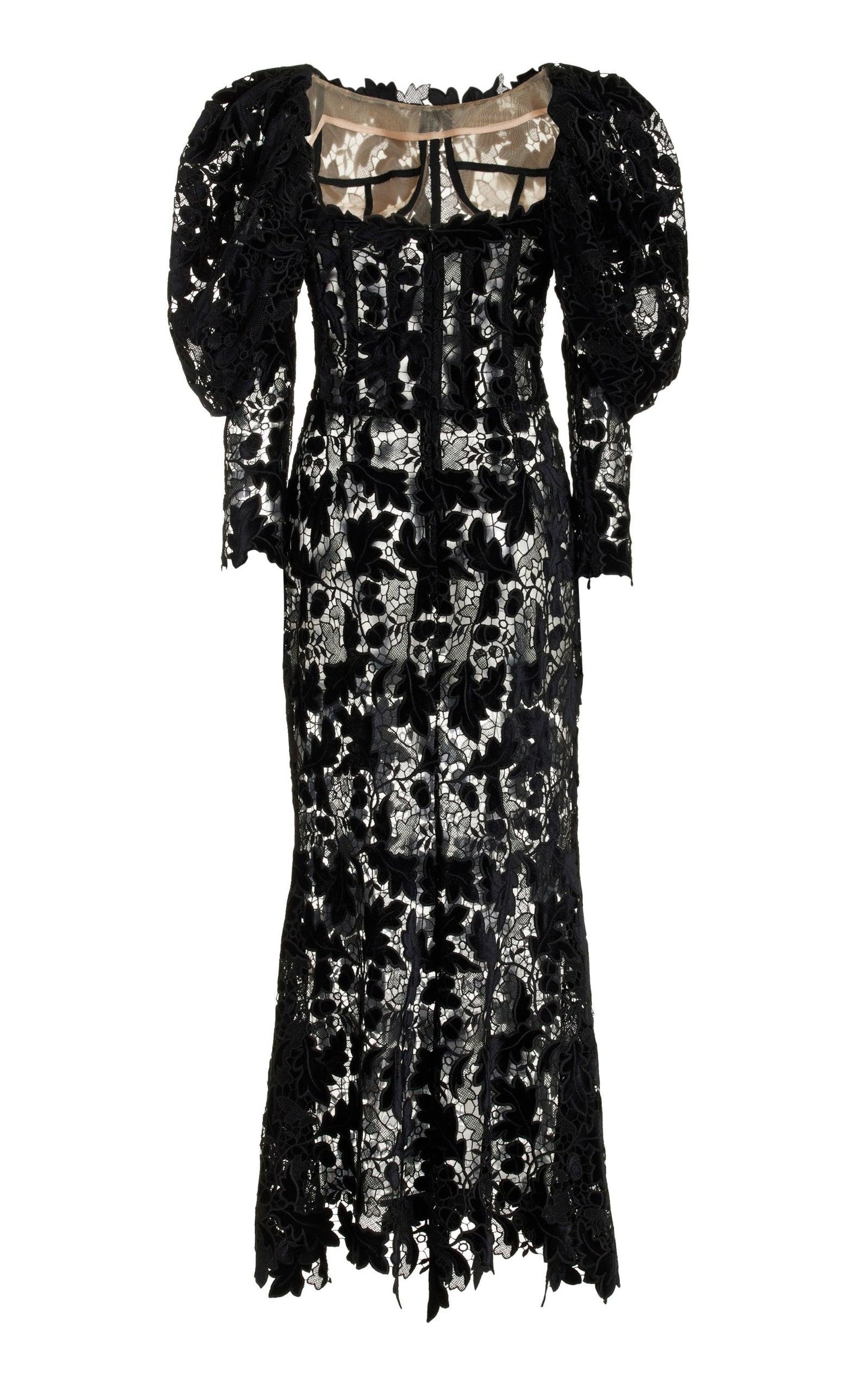 Oscar de la Renta Guipure Lace Midi dress - Runway Catalog