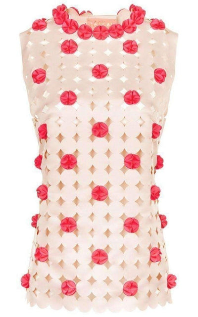 Blush Pink Laser-Cut Top Paskal