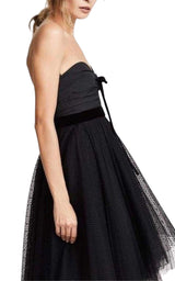 Faille and Swiss Dot Tulle Dress Philosophy Di Lorenzo Serafini