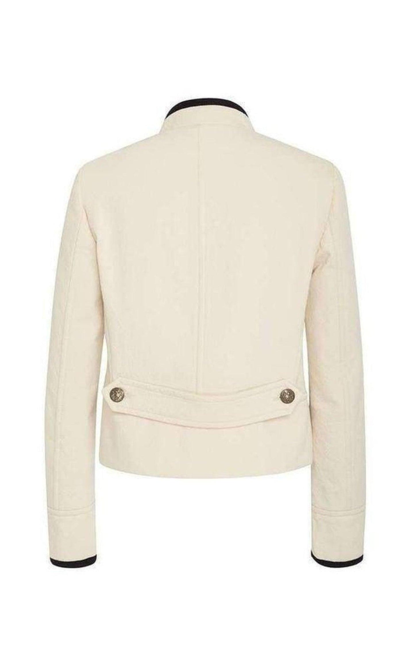 Natural Gabardine Military Jacket Philosophy Di Lorenzo Serafini