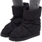 Black Quilted Nylon Drawstring Ankle Boots Prada