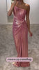 Pinkes metallisches Cocktail-Prom-Kleid