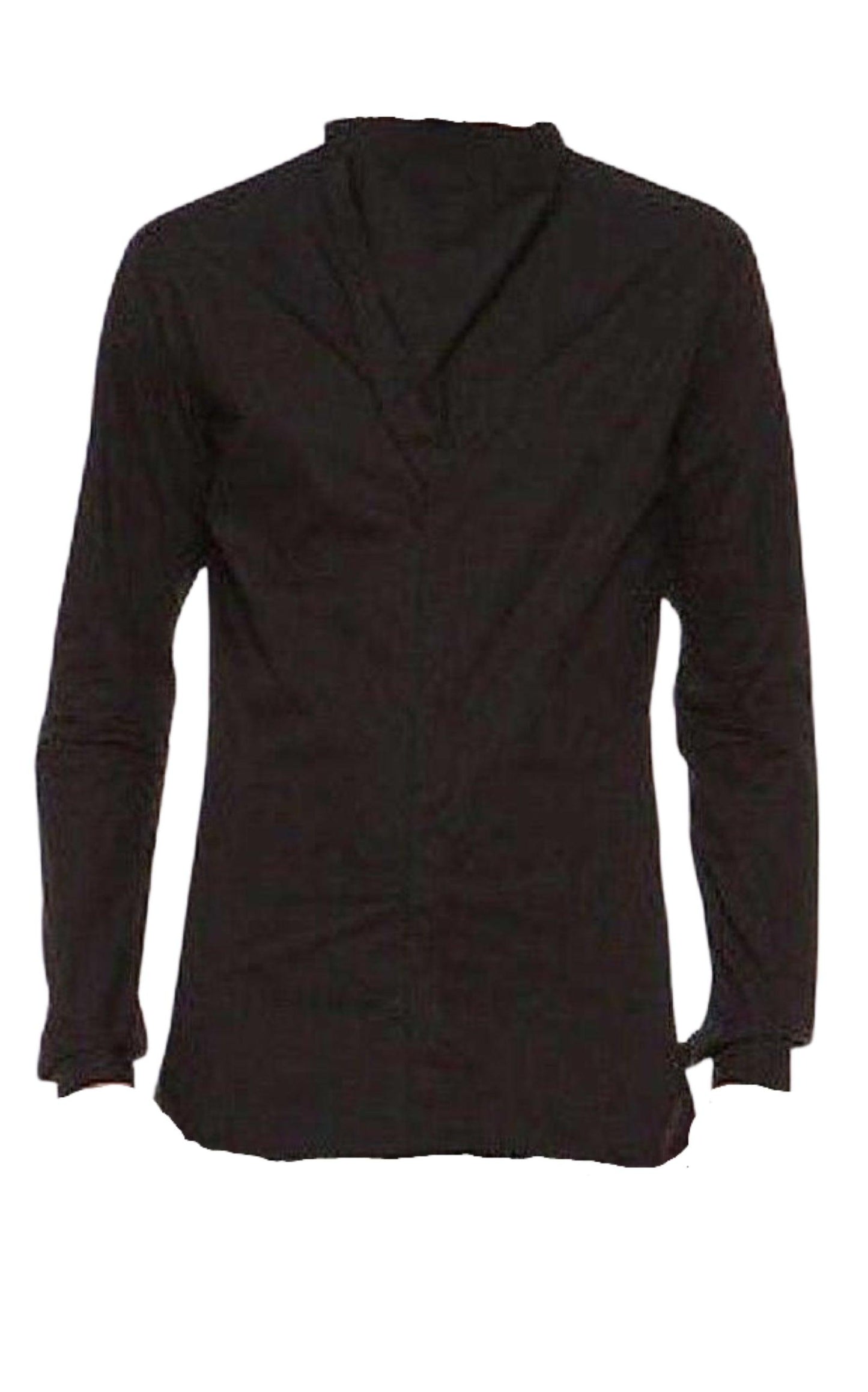 Plinth Black Cowl Shirt Rick Owens