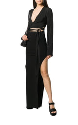 Side Slit Pull-on Skirt Rick Owens