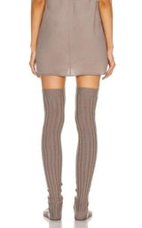 Thigh-High Wool Stockings Rick Owens