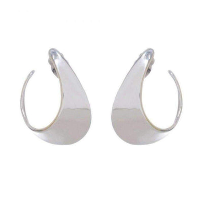 Robert Lee Morris Silver Crescent Clip Hoop Earrings Robert Lee Morris