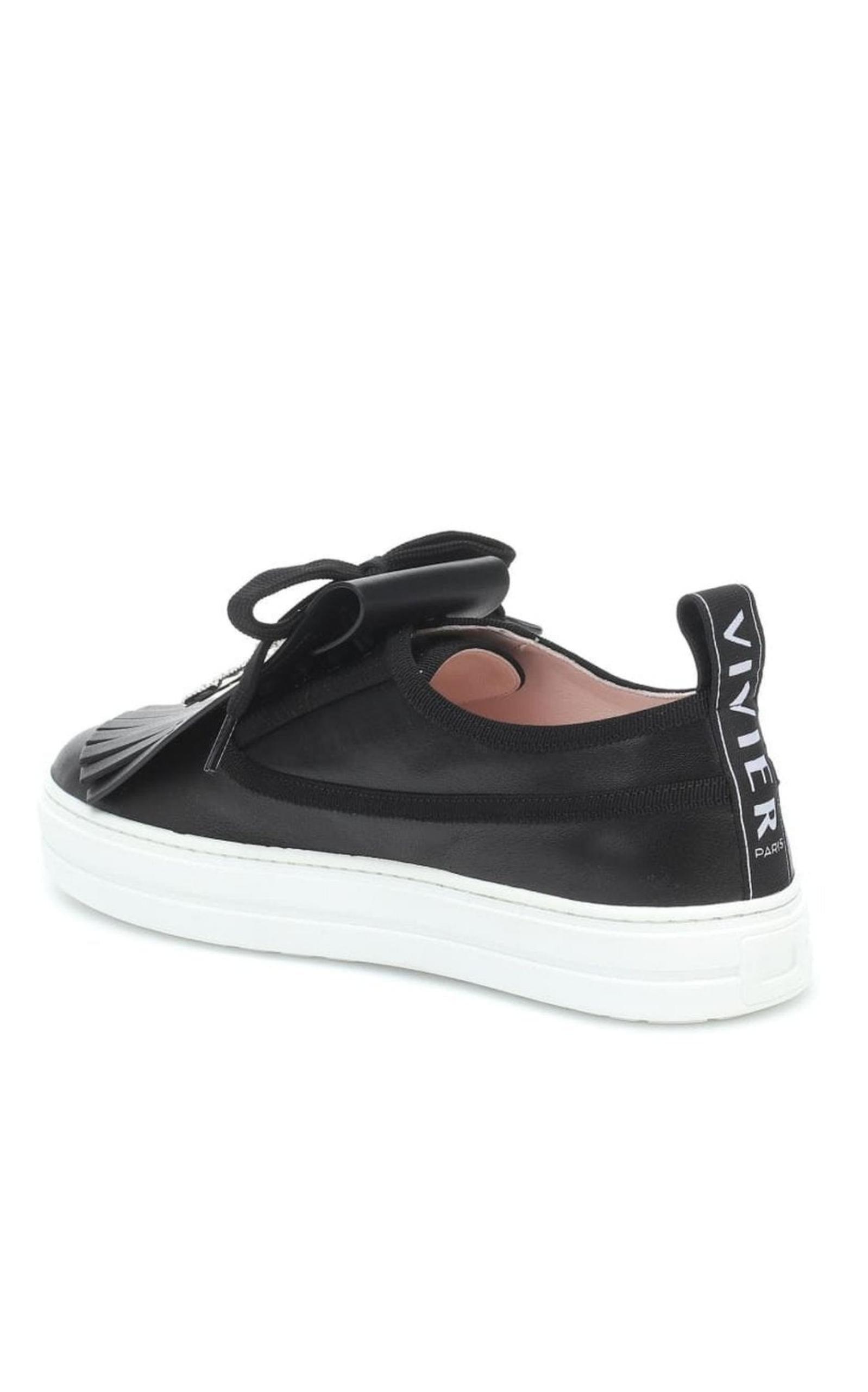 Call Me Vivier Leather Sneakers Roger Vivier