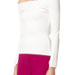 Angeles Off-the-shoulder Ponte Top Roland Mouret