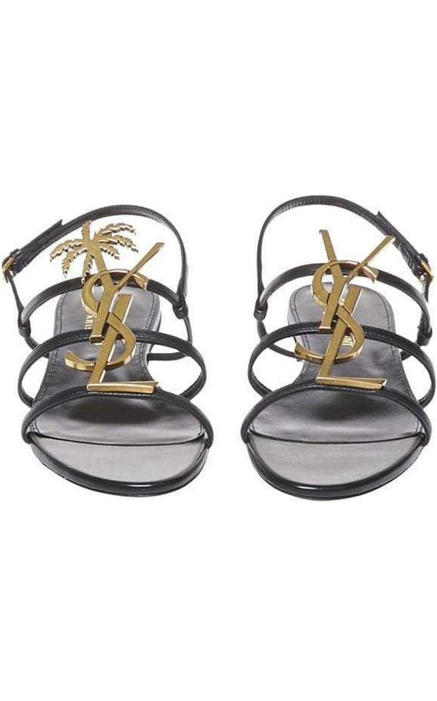 Metal Monogram Cassandra Sandals Saint Laurent