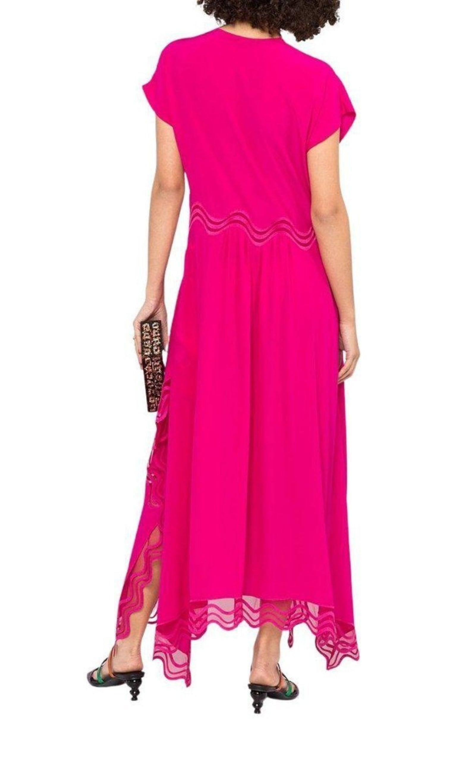 Orla Silk Dress in Pink Stella McCartney