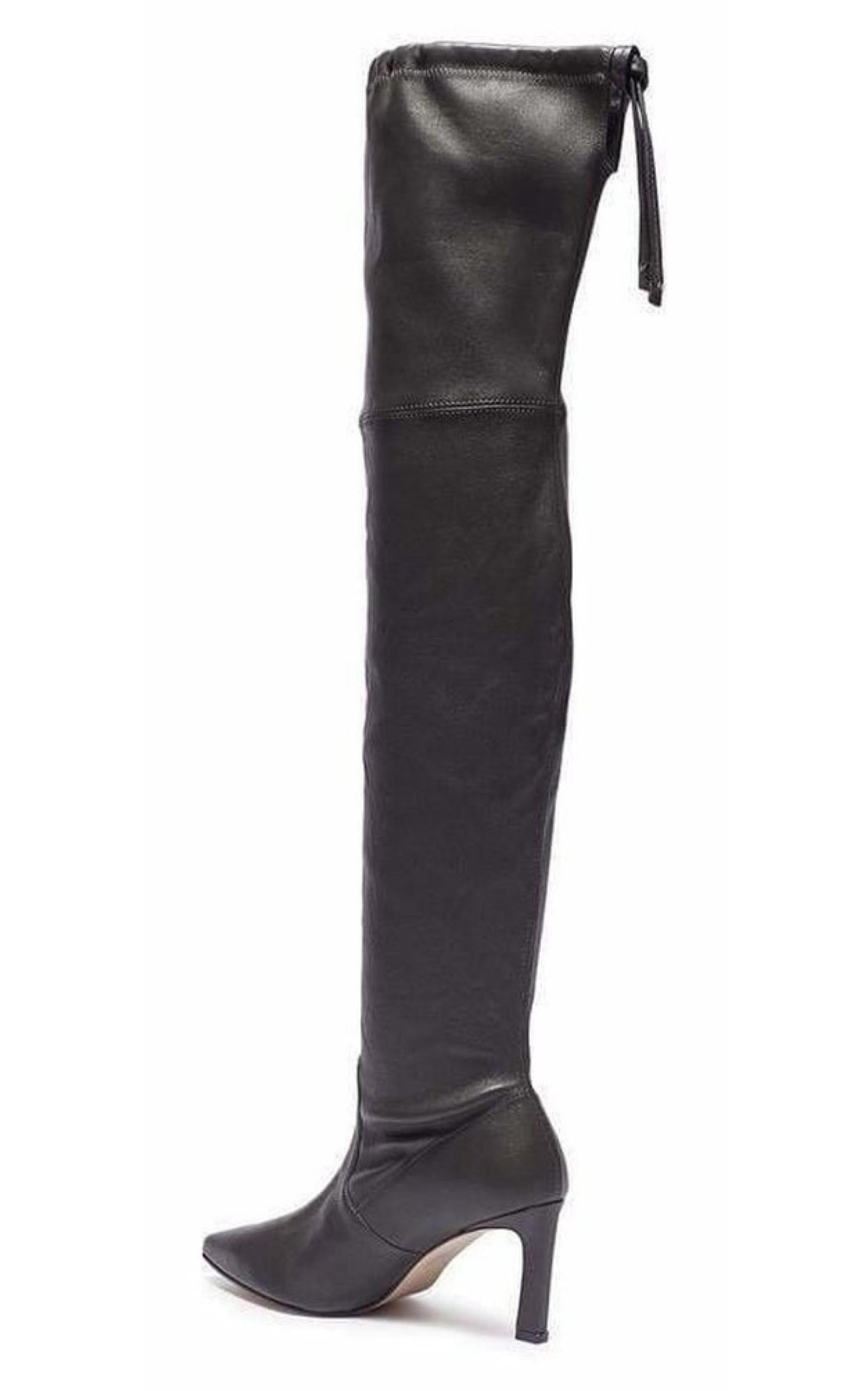 Natalia Over the Knee Length Stretch Leather Boots Stuart Weitzman