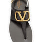 V-LOGO Leather Thong Sandal Valentino