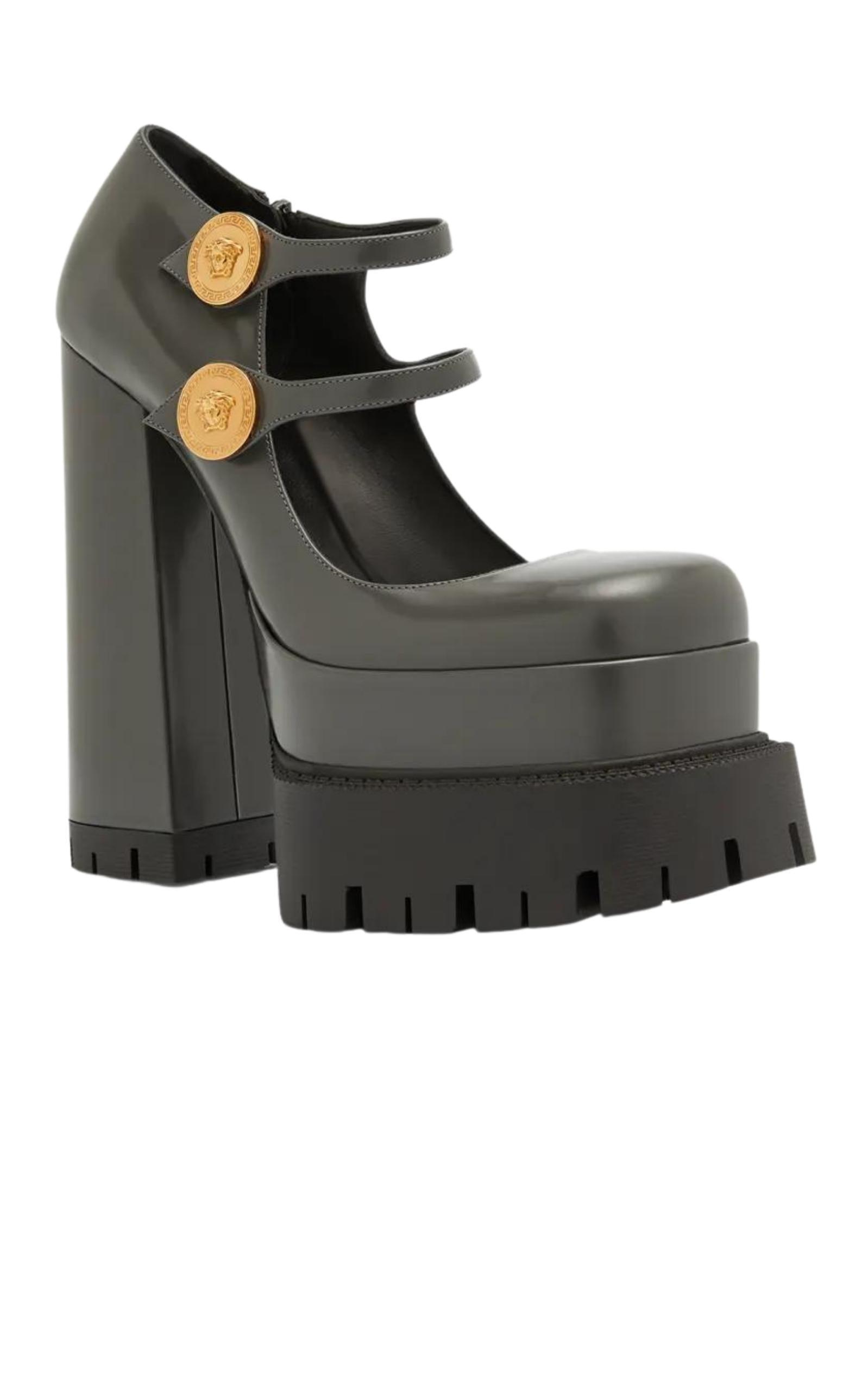 Medusa Aevitas Platform Mary Janes Pump Versace