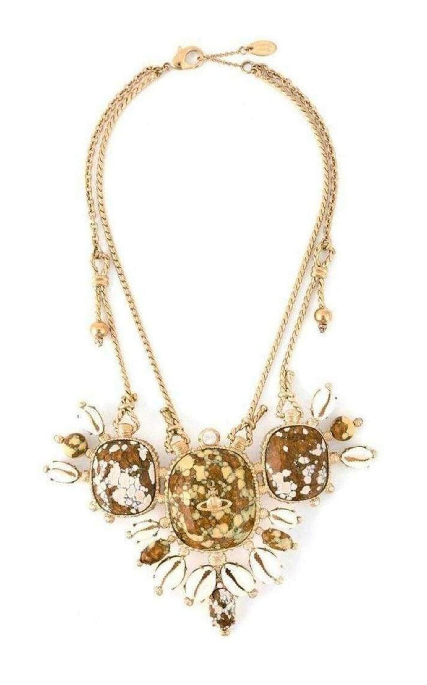 Gold Plated Lusaka Necklace Vivienne Westwood