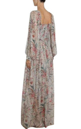 Bayou Shirred Long Dress Zimmermann