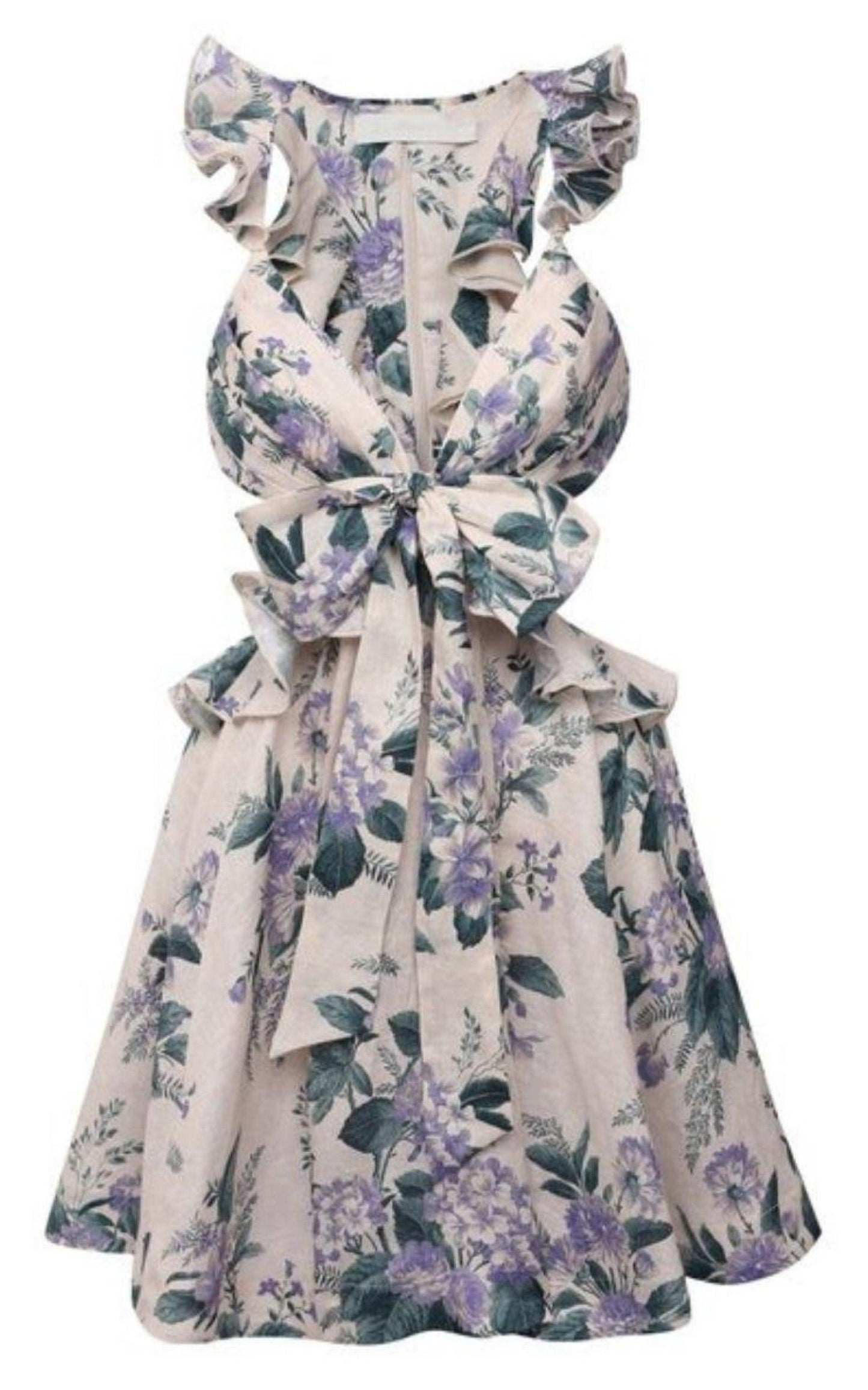 Zimmermann Cassia Floral Print Mini Dress